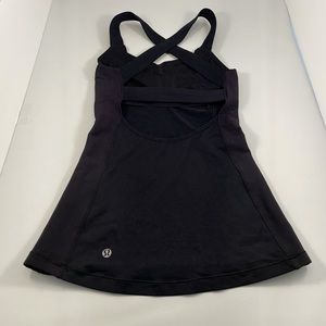 LULULEMON Tank Top Crisscross Straps Sz 2